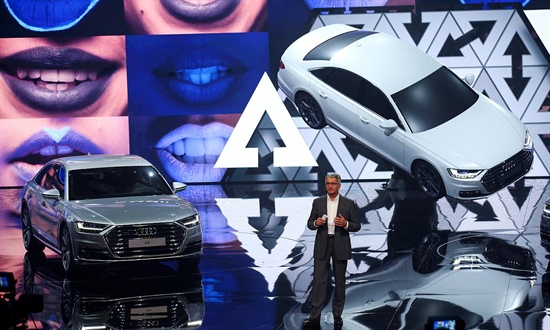 Audi A8 adopts new level of autonomous driving